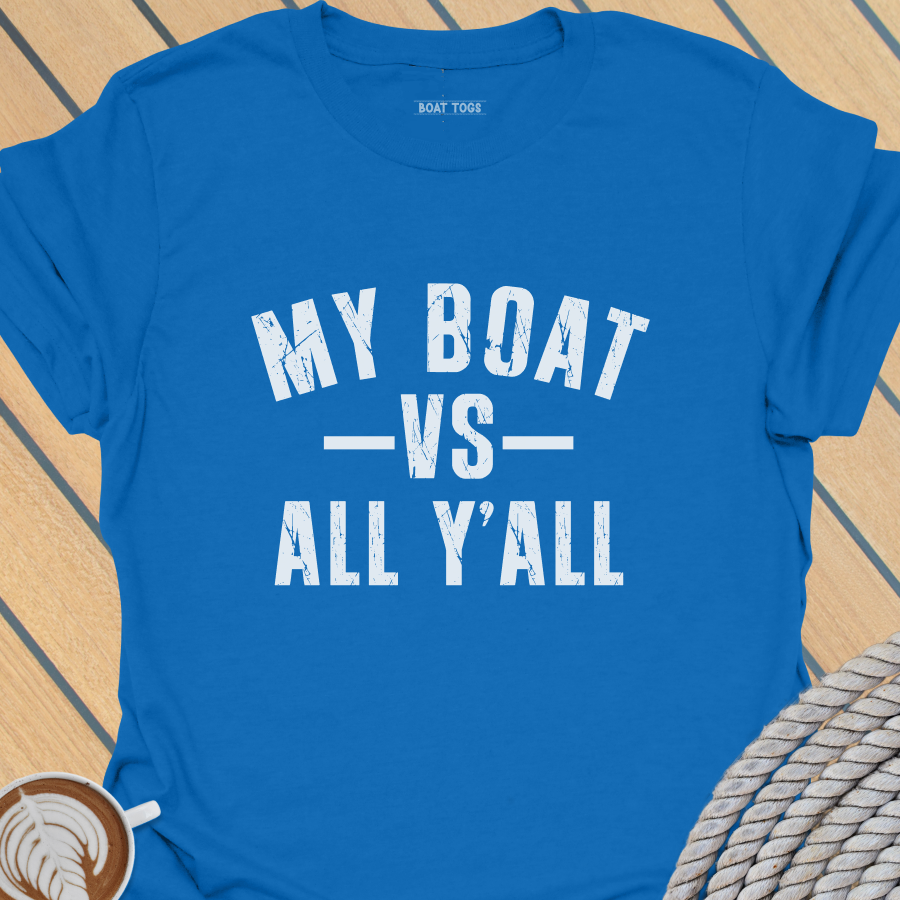 Boat VS Y'all T-shirt