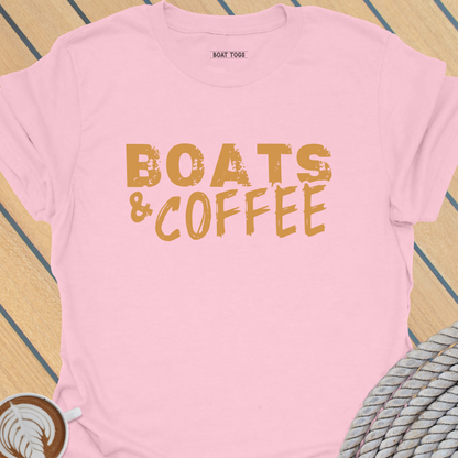 Boats and coffee T-shirt