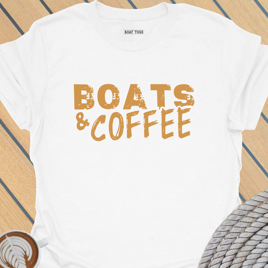 Boats and coffee T-shirt
