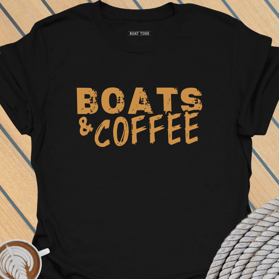 Boats and coffee T-shirt