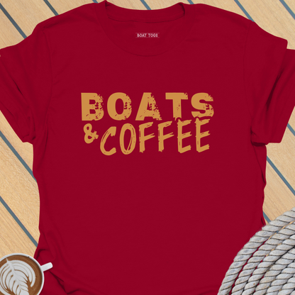 Boats and coffee T-shirt