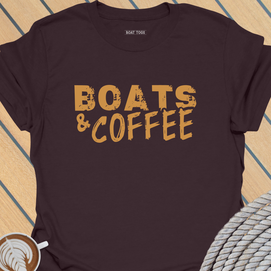 Boats and coffee T-shirt