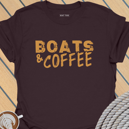 Boats and coffee T-shirt