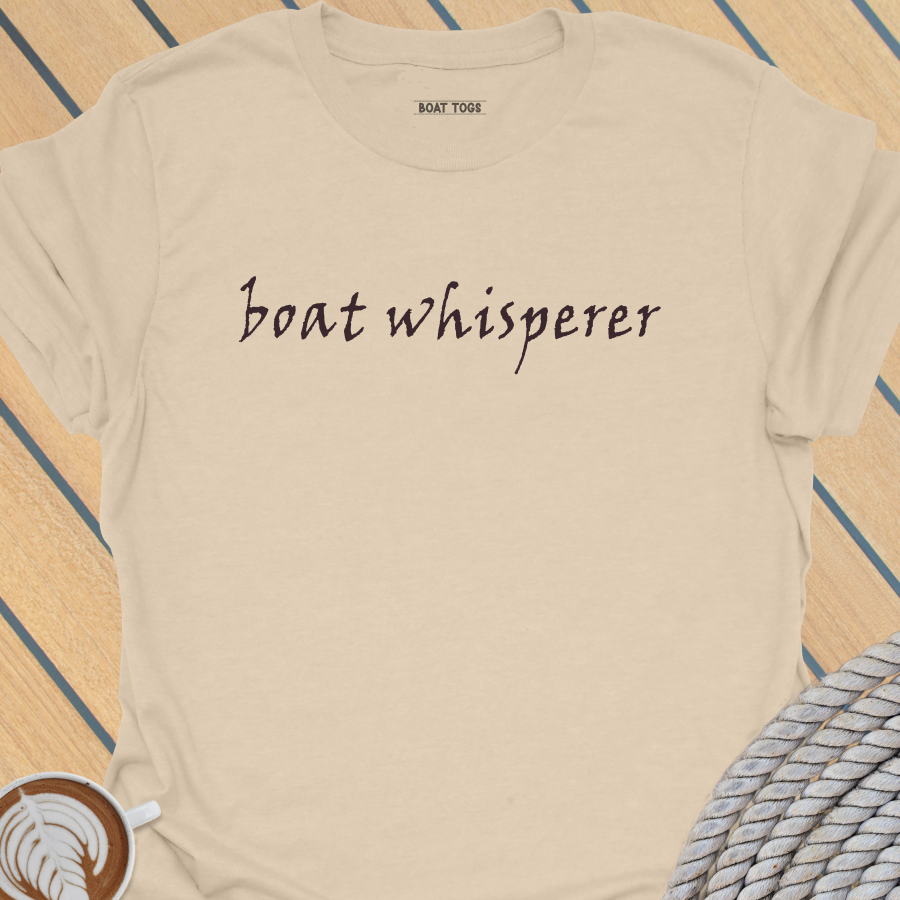 Boat whisperer T-shirt