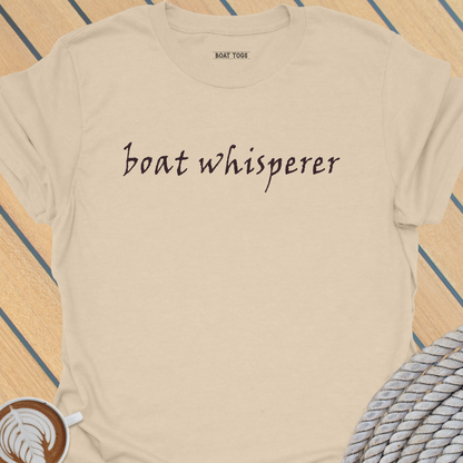 Boat whisperer T-shirt