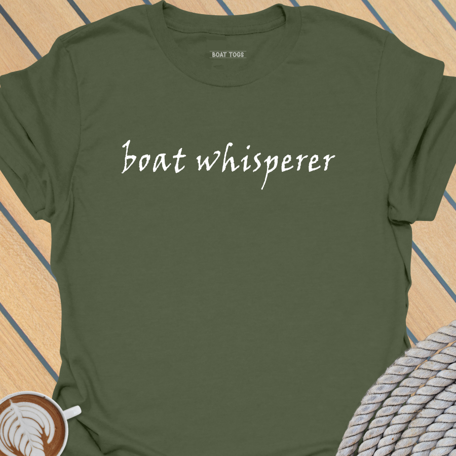 Boat whisperer T-shirt
