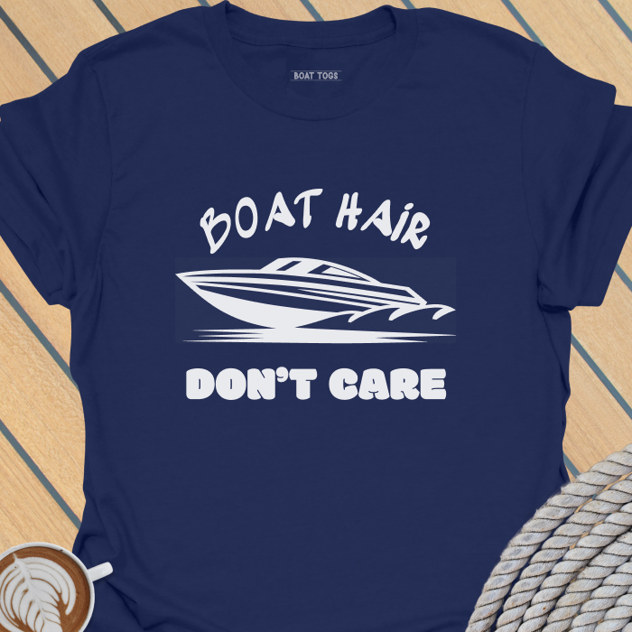 Boat hair don't care - sports T-shirt