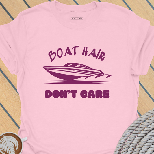 Boat hair don't care - sports T-shirt