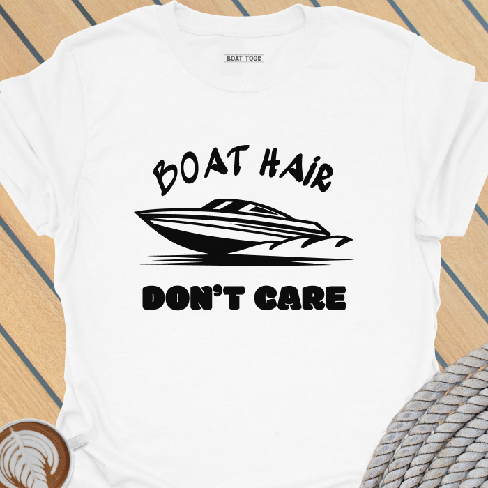 Boat hair don't care - sports T-shirt
