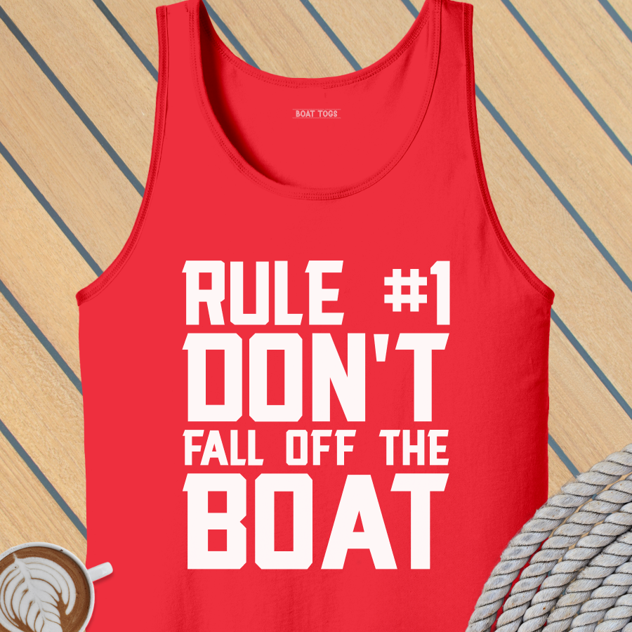 Rule 1 Don't fall off Tank (Front print)