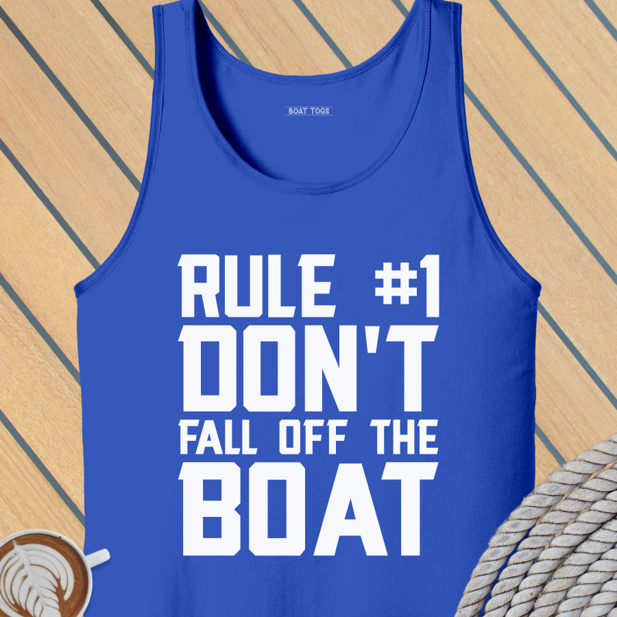 Rule 1 Don't fall off Tank (Front print)