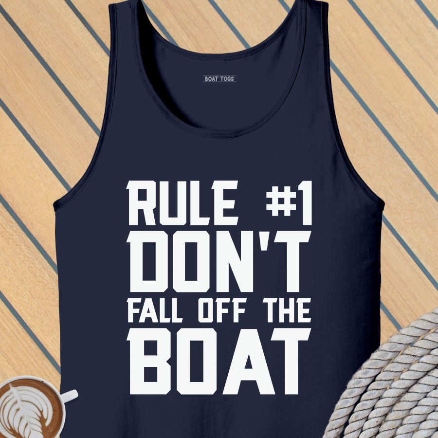 Rule 1 Don't fall off Tank (Front print)