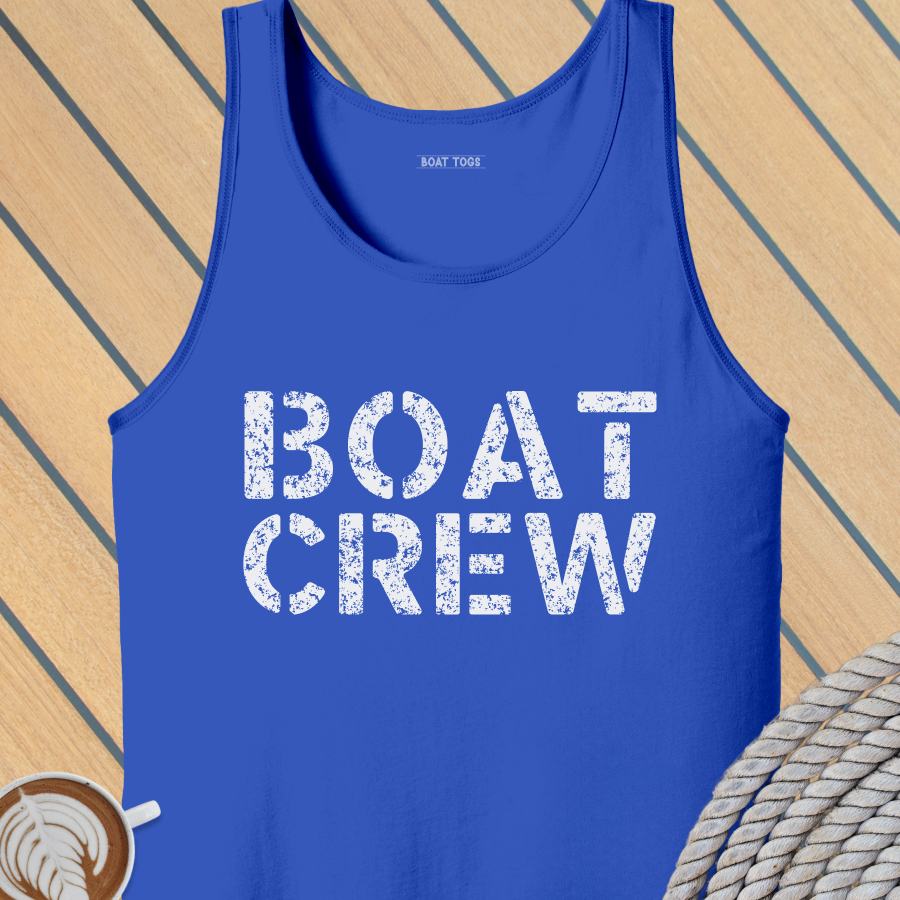 Boat crew Tank (Front print)