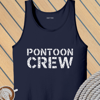Pontoon crew Tank (Front print)