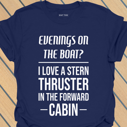 Stern thruster forward cabin T-shirt