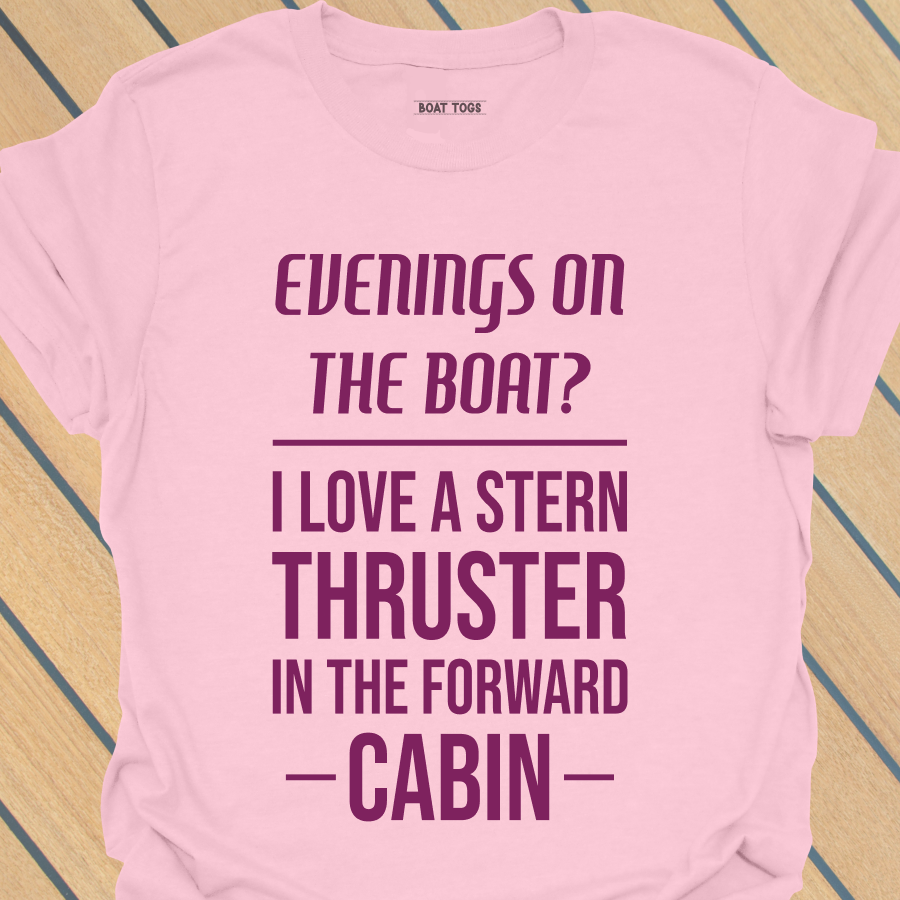 Stern thruster forward cabin T-shirt
