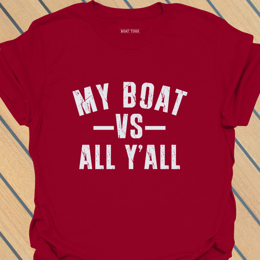 Boat VS Y'all T-shirt
