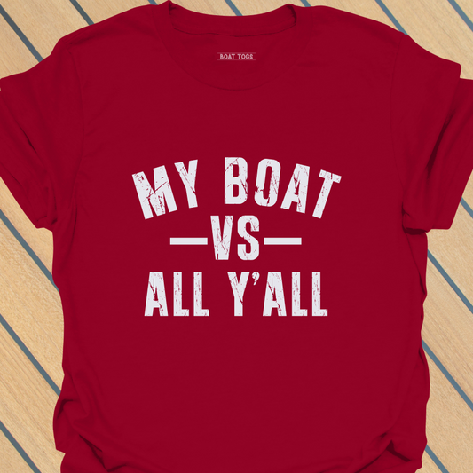 Boat VS Y'all T-shirt