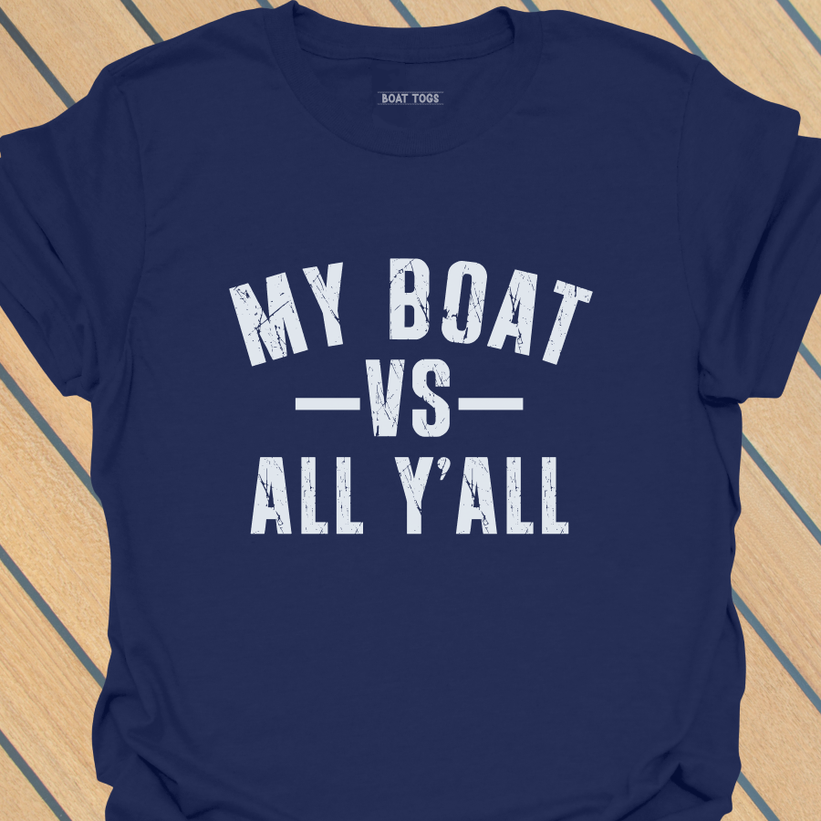 Boat VS Y'all T-shirt