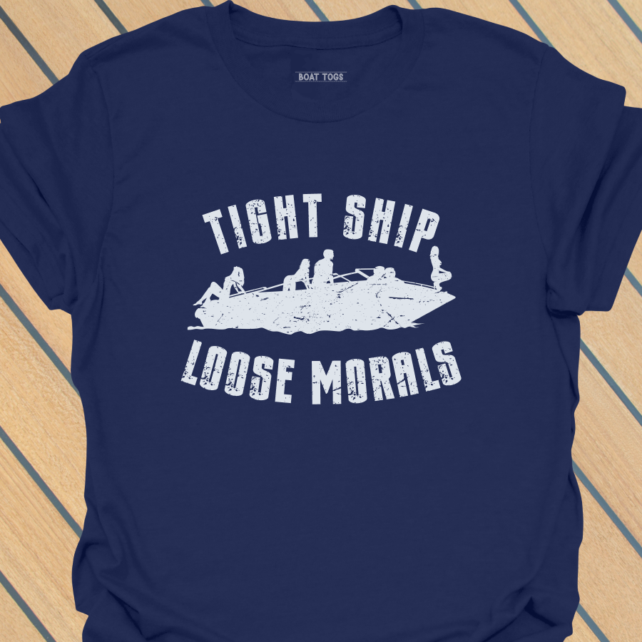 Loose morals boat T-shirt