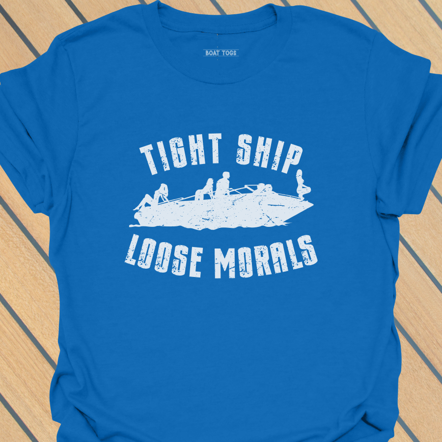 Loose morals boat T-shirt