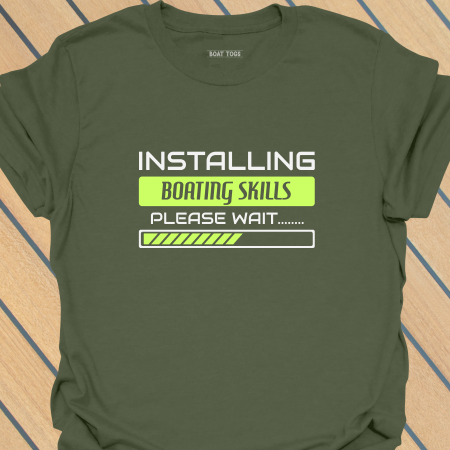 Installing boating skills T-shirt