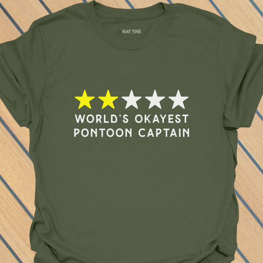 Okayest pontoon T-shirt
