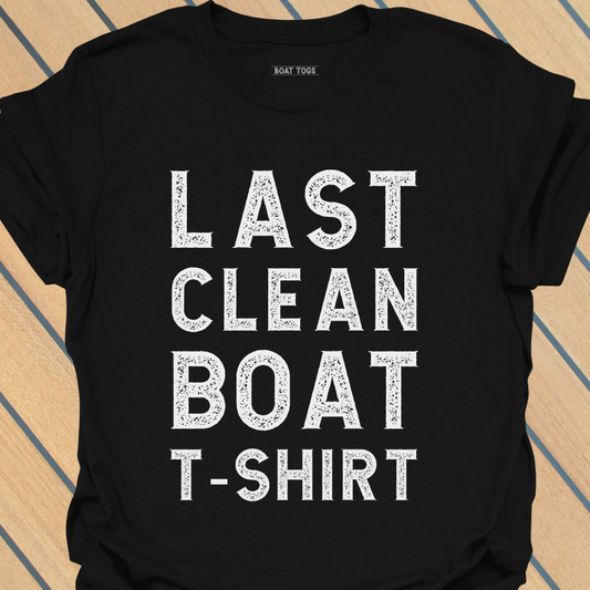 Last clean boat T-shirt
