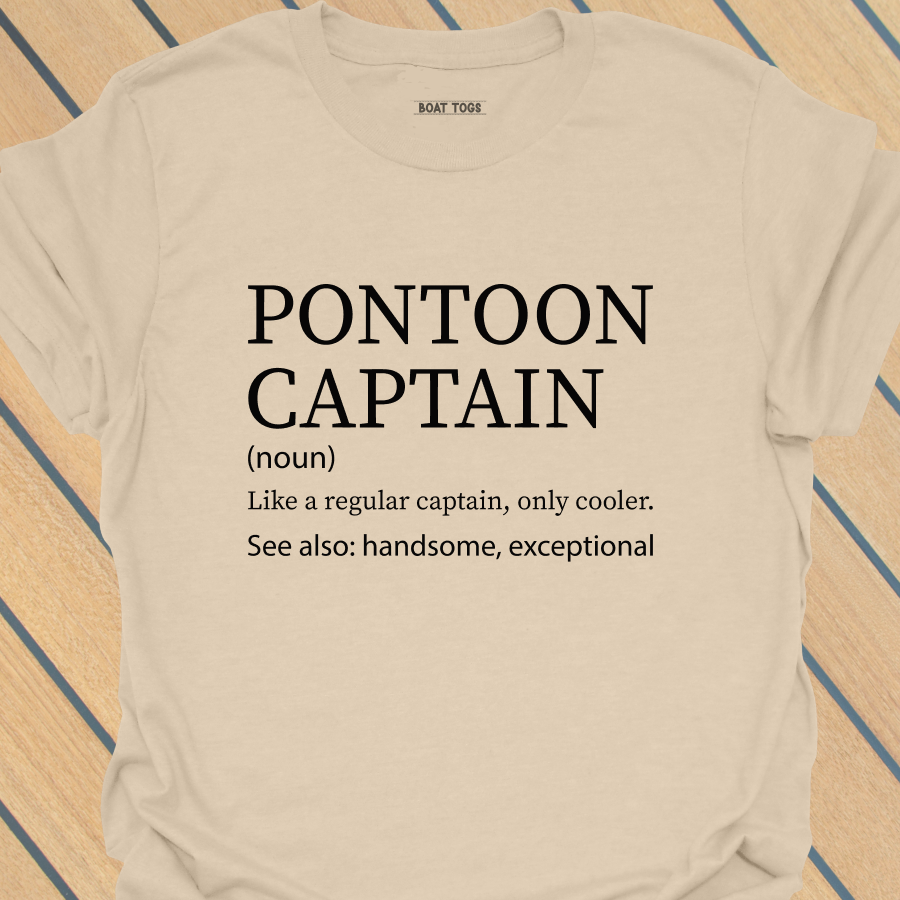 Pontoon captain defn T-shirt