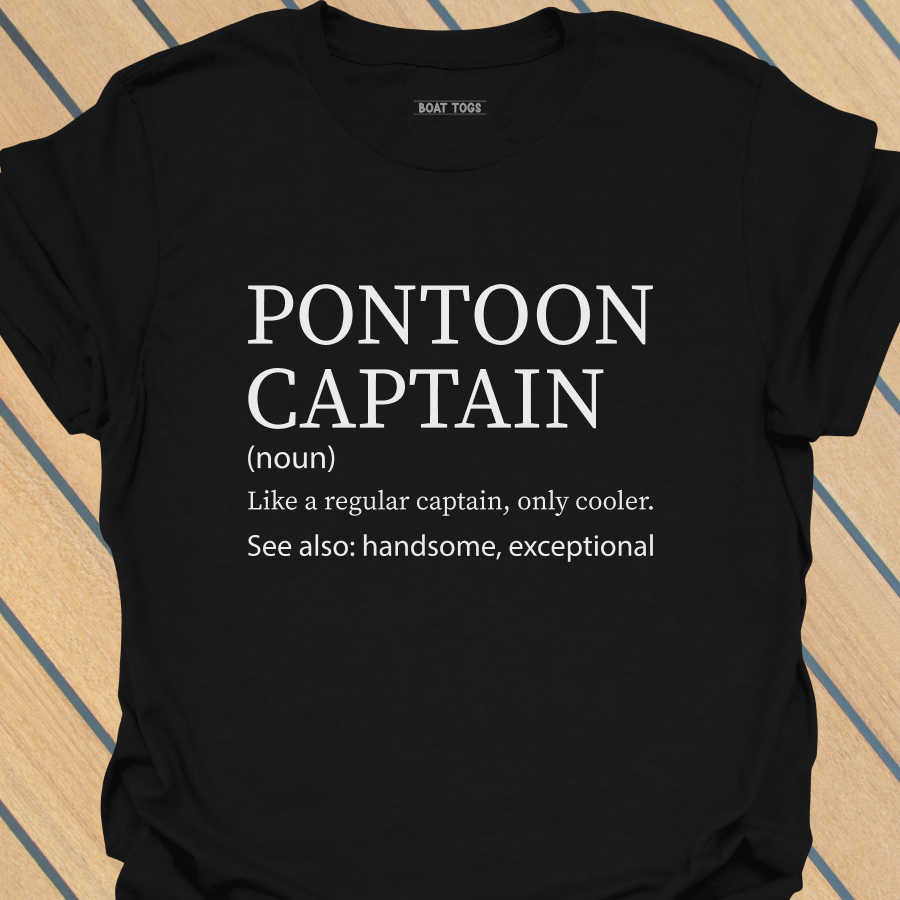 Pontoon captain defn T-shirt