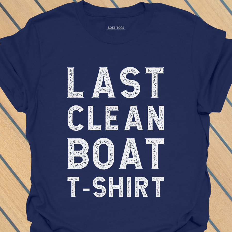 Last clean boat T-shirt