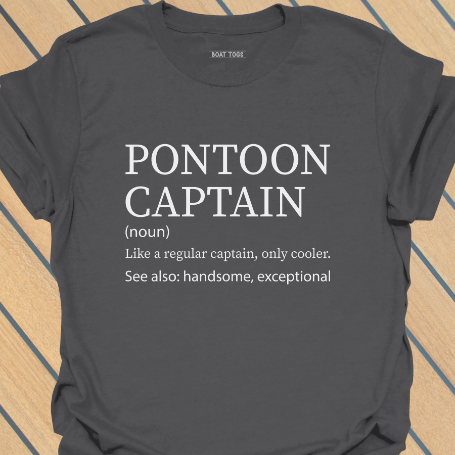Pontoon captain defn T-shirt