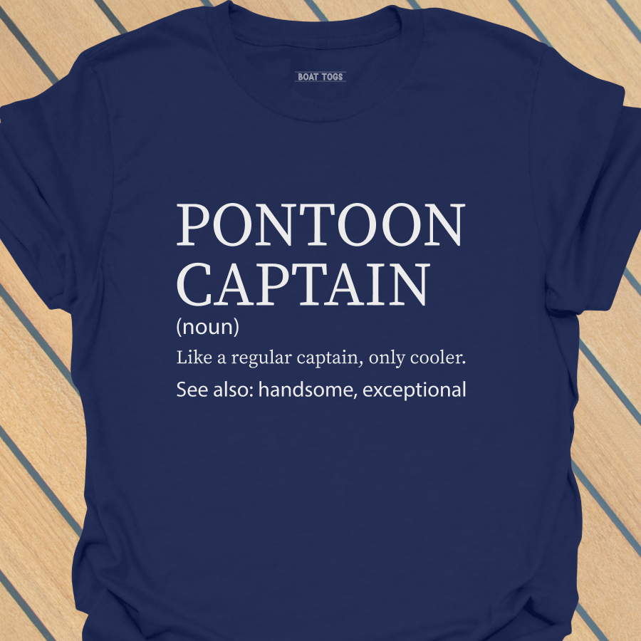 Pontoon captain defn T-shirt