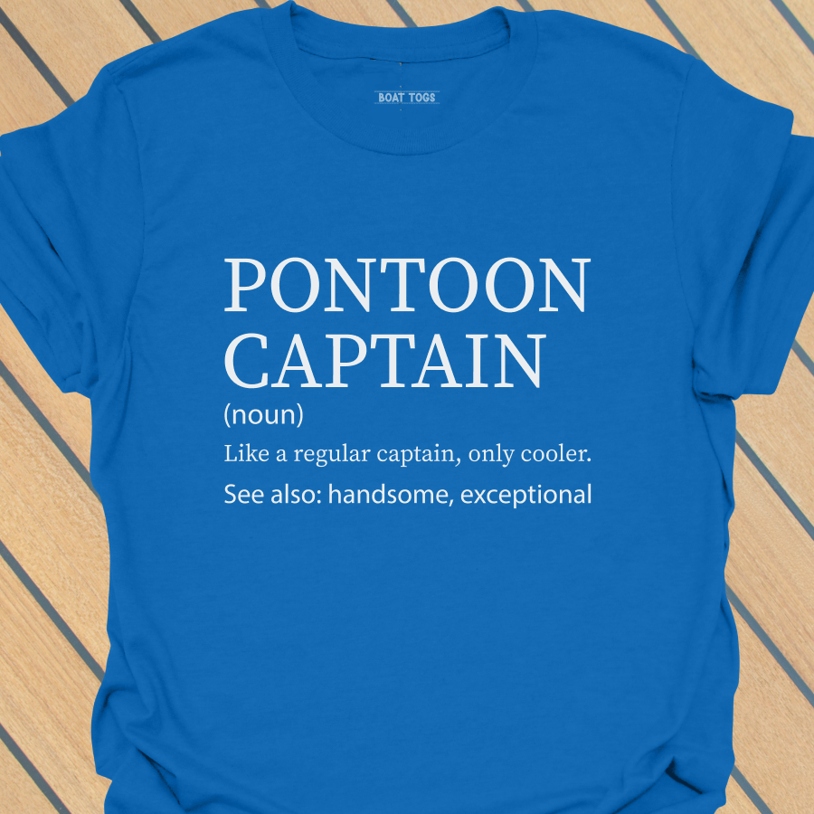 Pontoon captain defn T-shirt