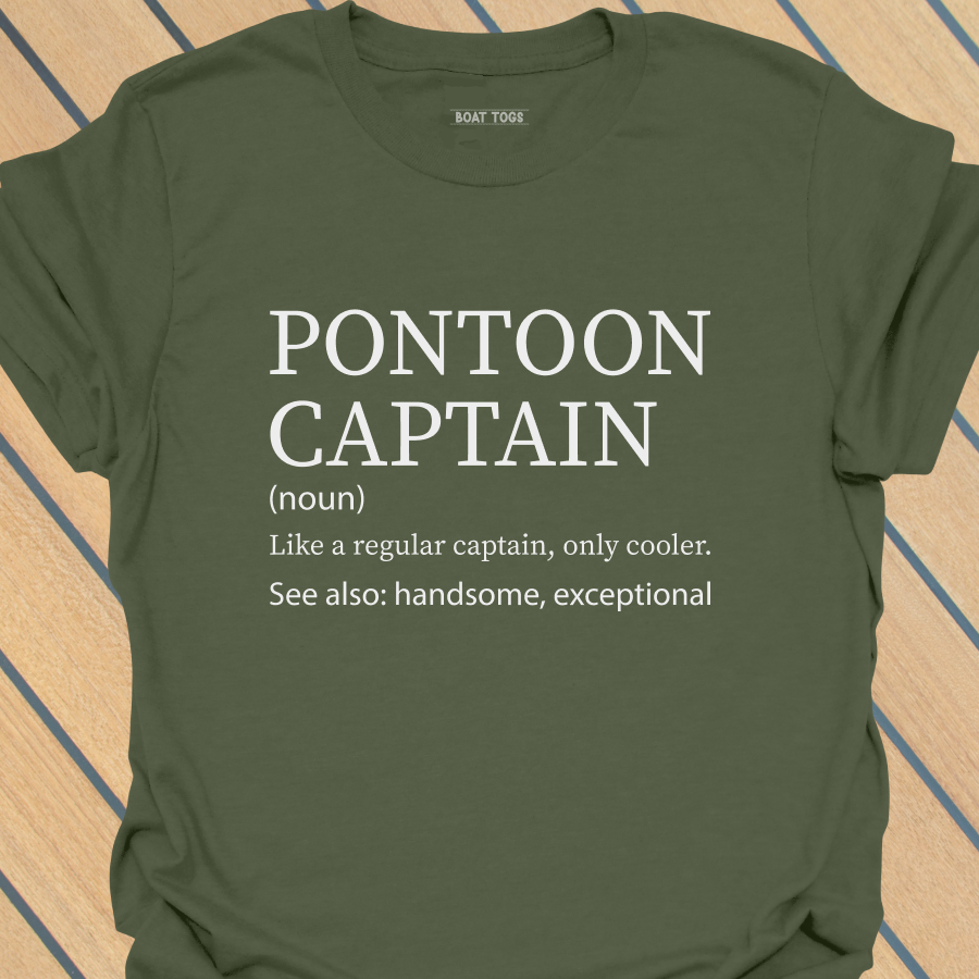 Pontoon captain defn T-shirt