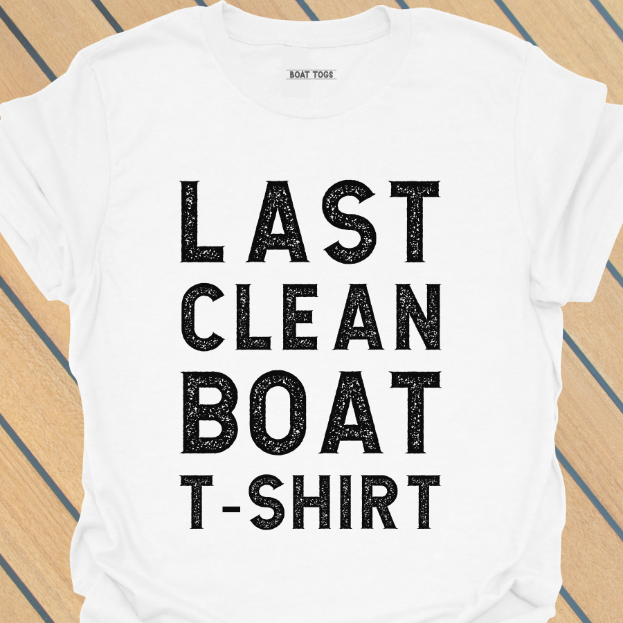 Last clean boat T-shirt