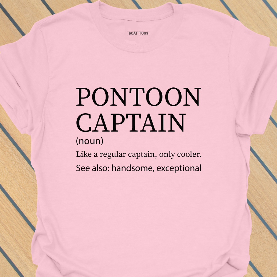 Pontoon captain defn T-shirt