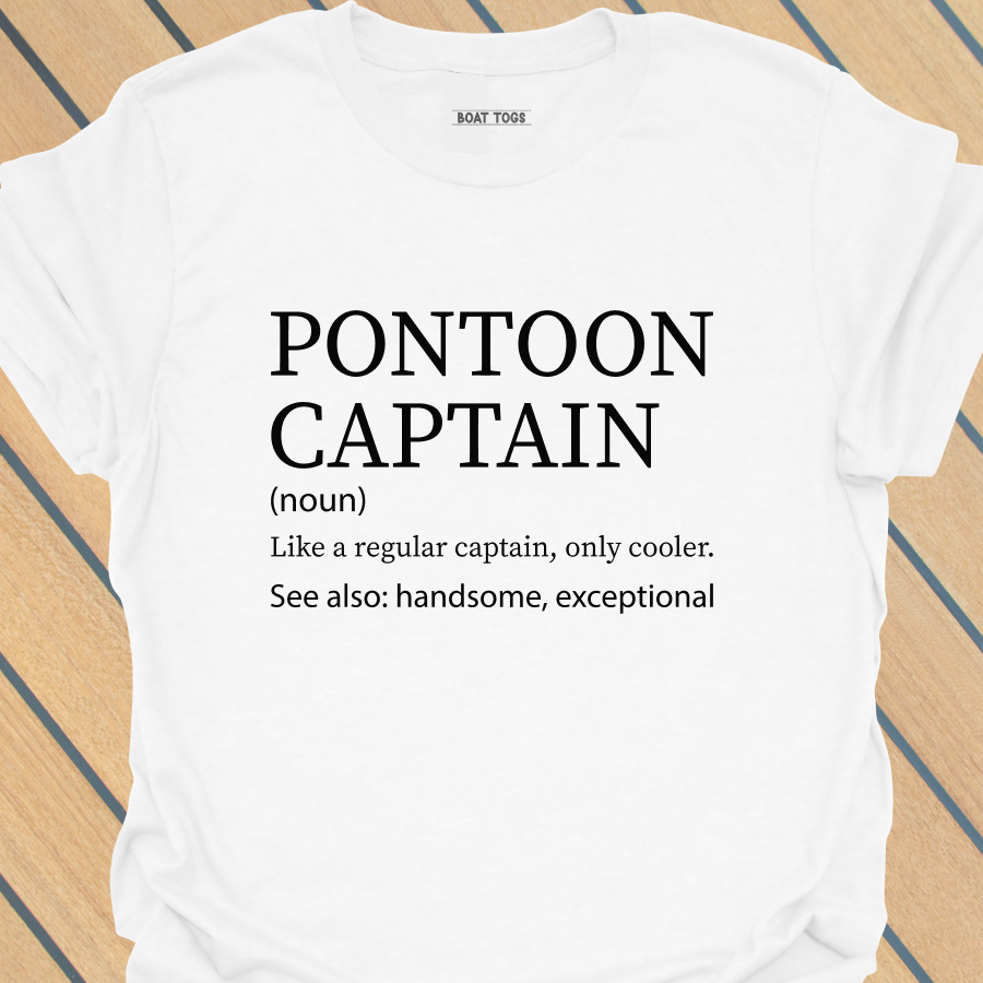 Pontoon captain defn T-shirt