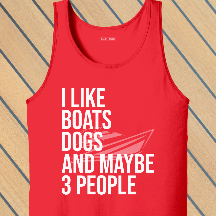 Like dogs 3 Tank (Front print)