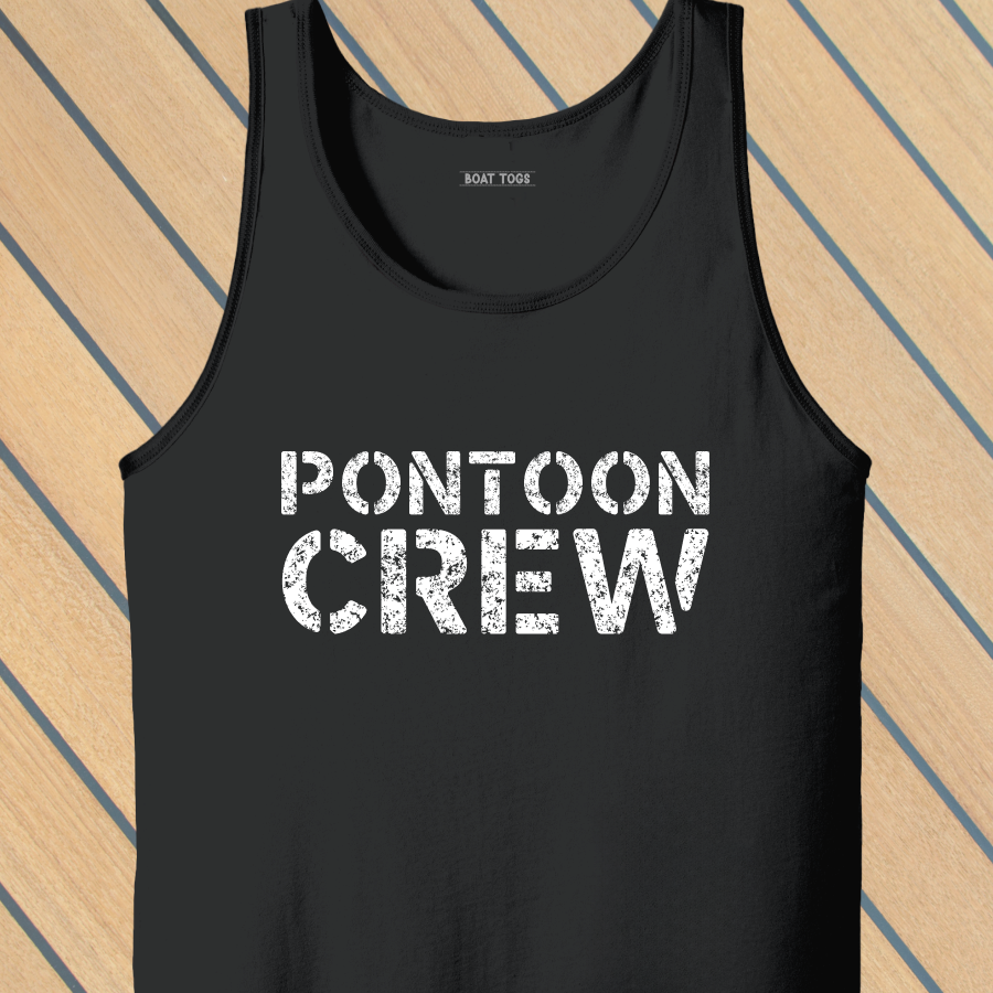 Pontoon crew Tank (Front print)