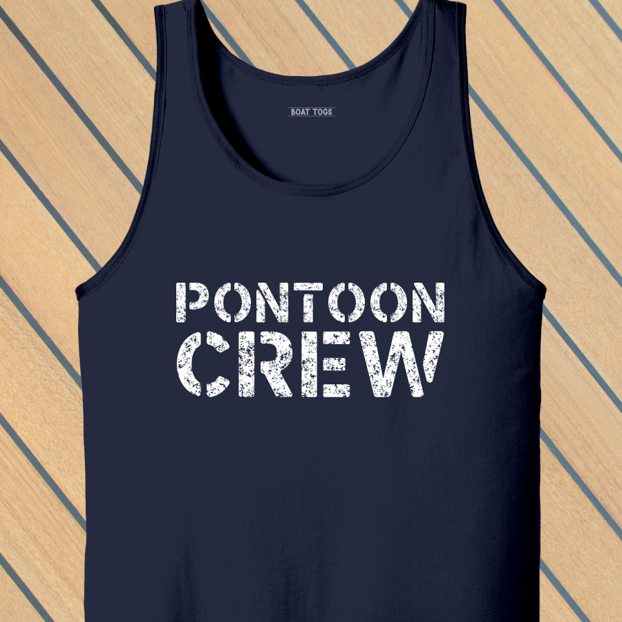 Pontoon crew Tank (Front print)
