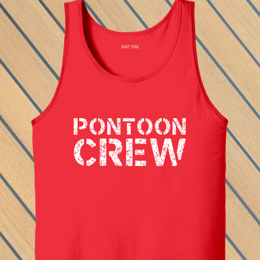 Pontoon crew Tank (Front print)