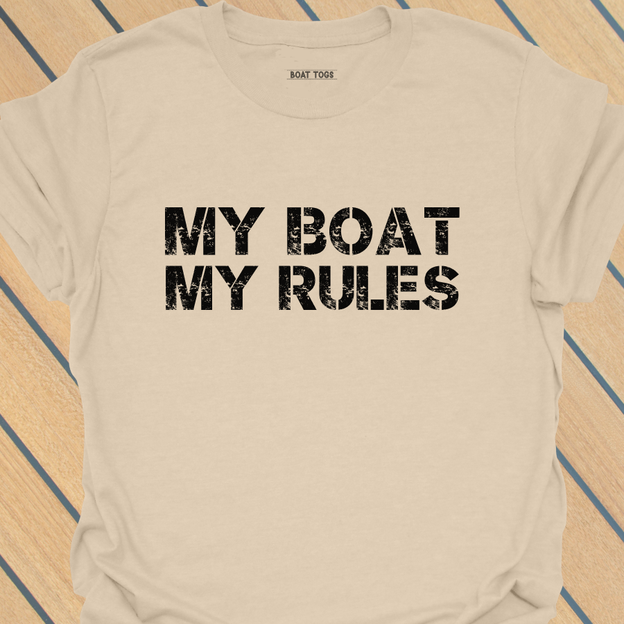 My boat my rules T-shirt