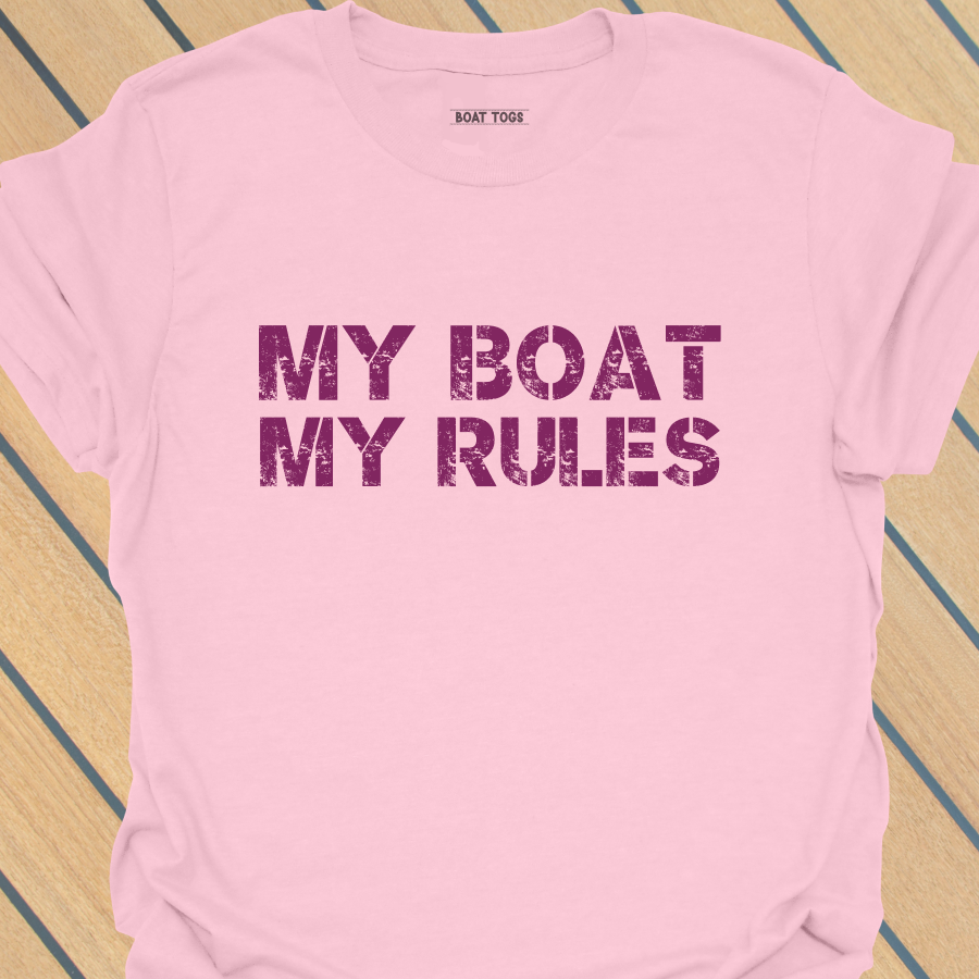 My boat my rules T-shirt