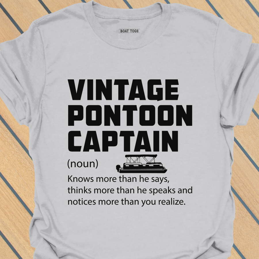 Vintage pontoon captain defn T-shirt