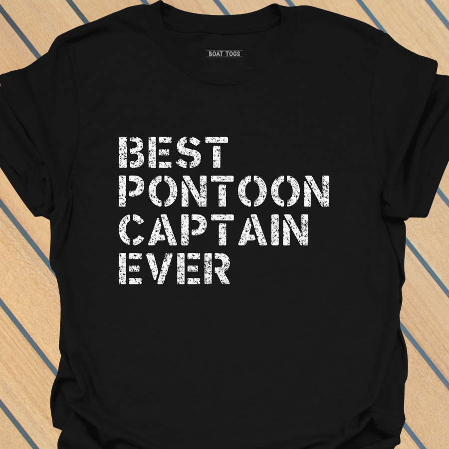 Best pontoon captain ever T-shirt