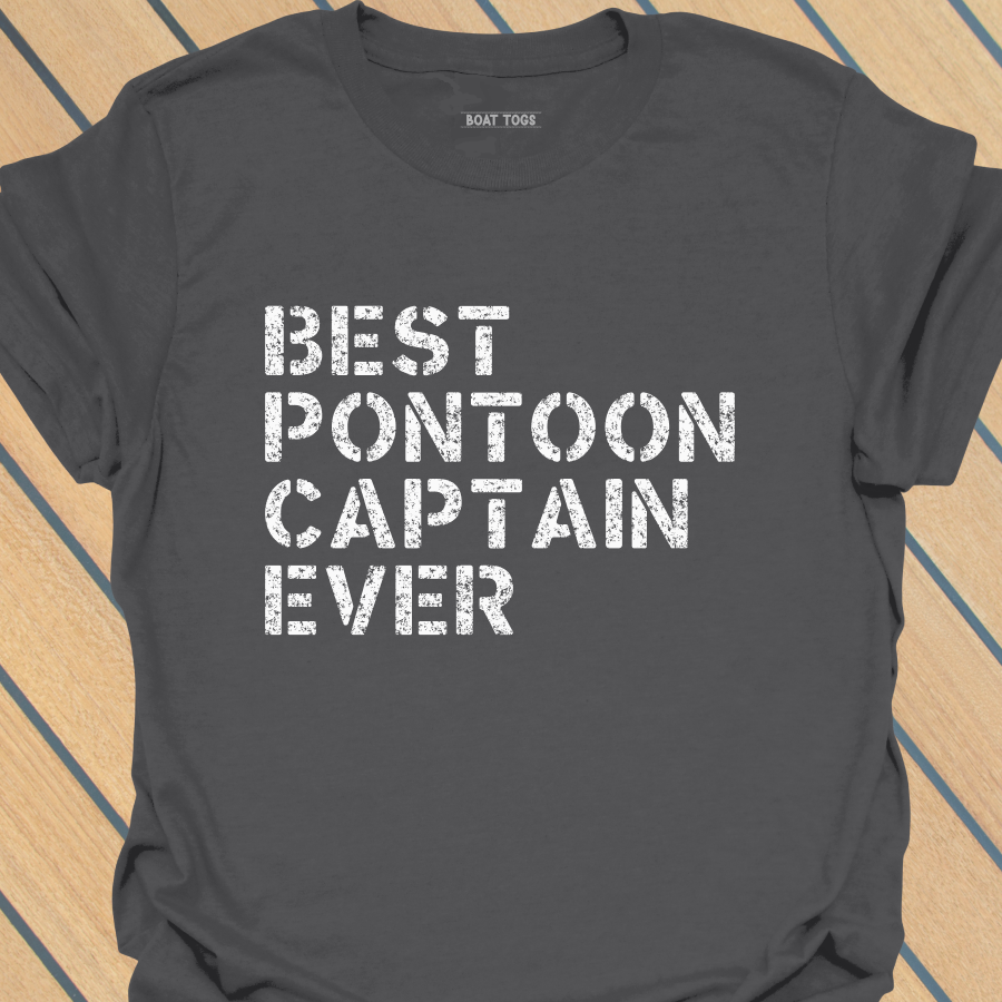 Best pontoon captain ever T-shirt