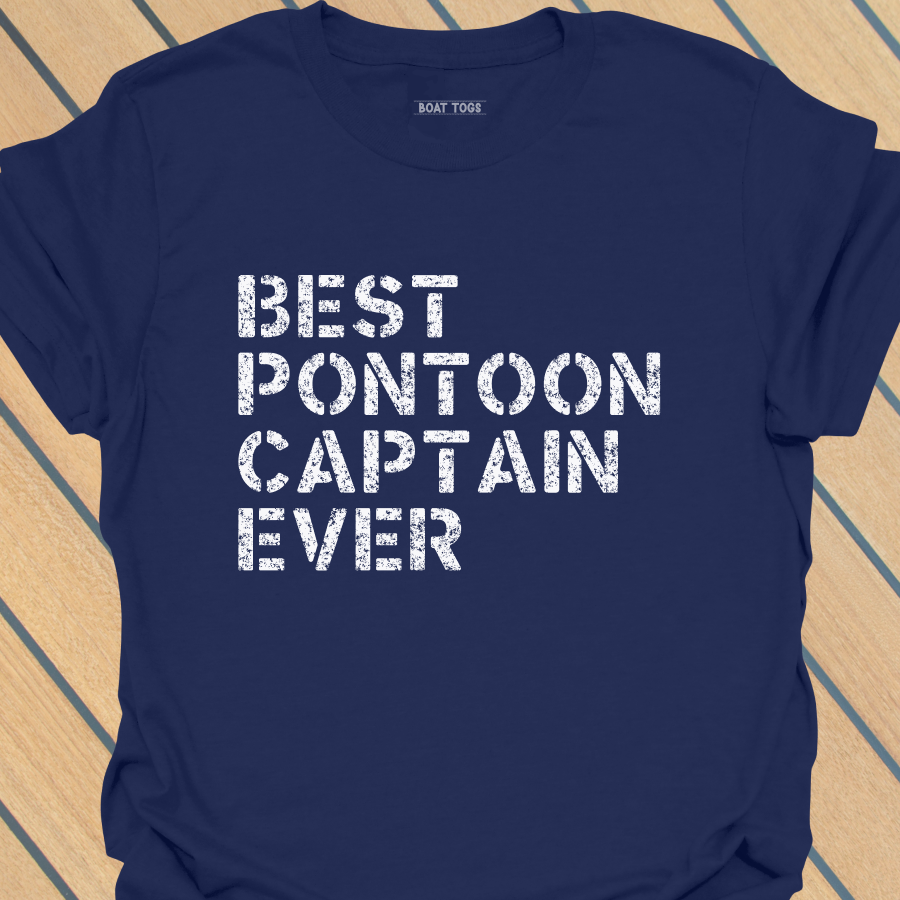 Best pontoon captain ever T-shirt