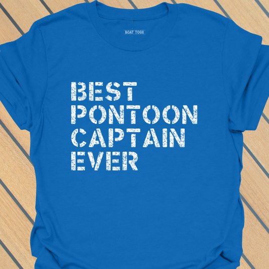 Best pontoon captain ever T-shirt