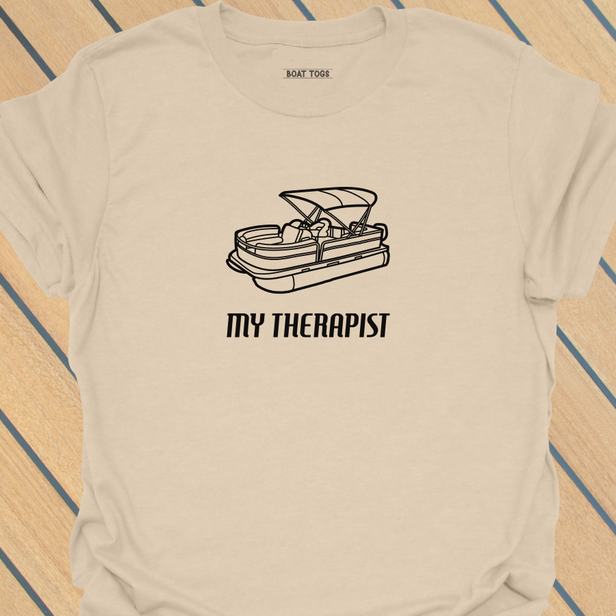 My therapist - pontoon T-shirt